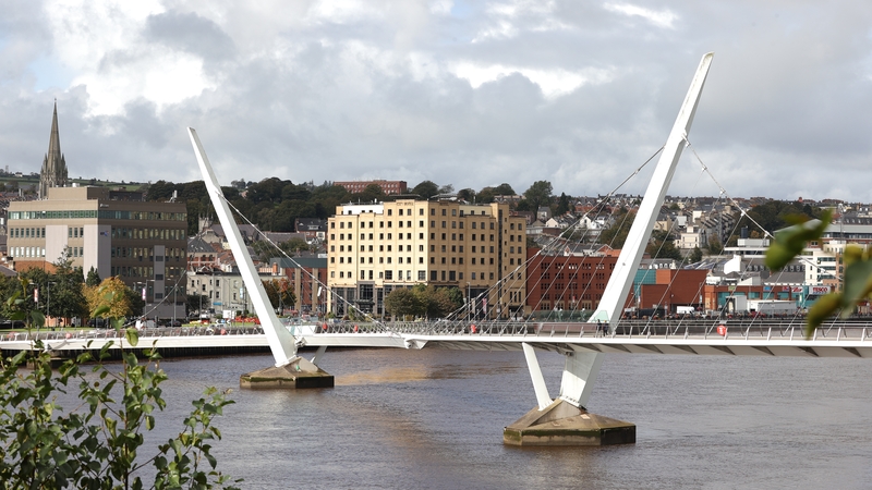The Peace Bridge in Derry