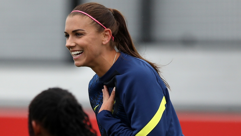 Alex Morgan: "I just respect them so much for deciding not to play the remainder of the game."
