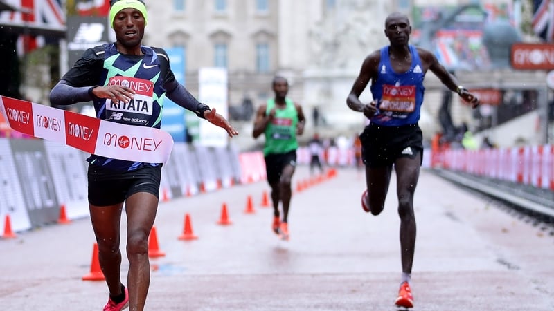 Shura Kitata winning last year's race