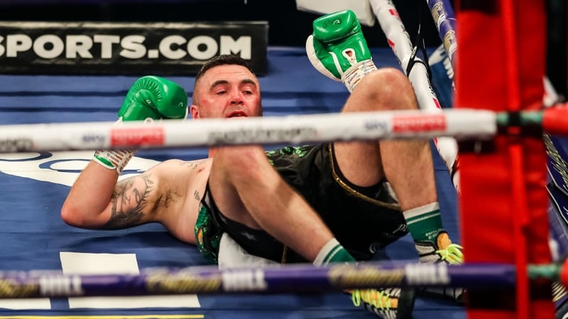 Kennedy was knocked to the canvas in the second round