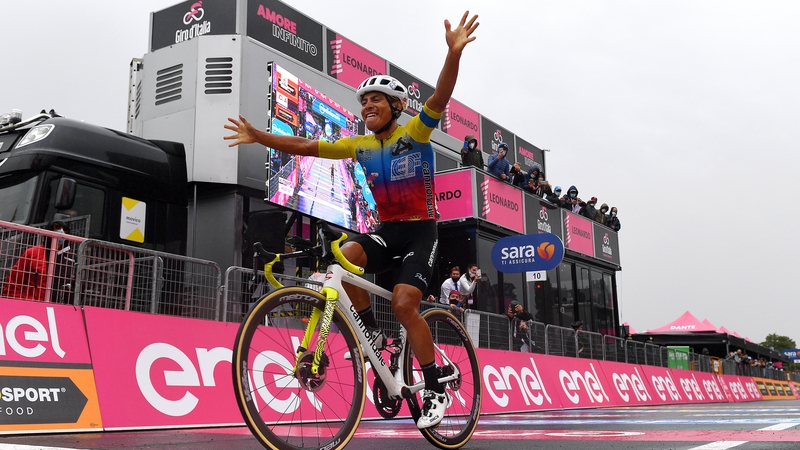 Jonathan Caicedo won Stage 3 at Giro d'Italia