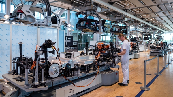 German industrial output was up by 3.2% in October, new figures show