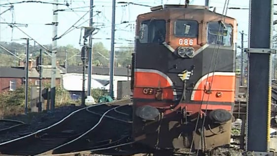 Iarnród Éireann train, 1995.