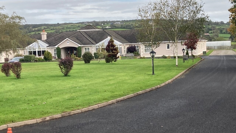 Residents who have tested positive for Covid-19 are isolating in their rooms at Brindley Manor Nursing Home