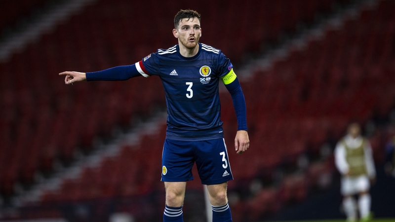 Andy Robertson captained Scotland to a 1-1 draw against Israel in the Nations League last month