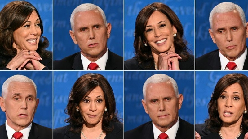Mike Pence and Kamala Harris squared off in Utah