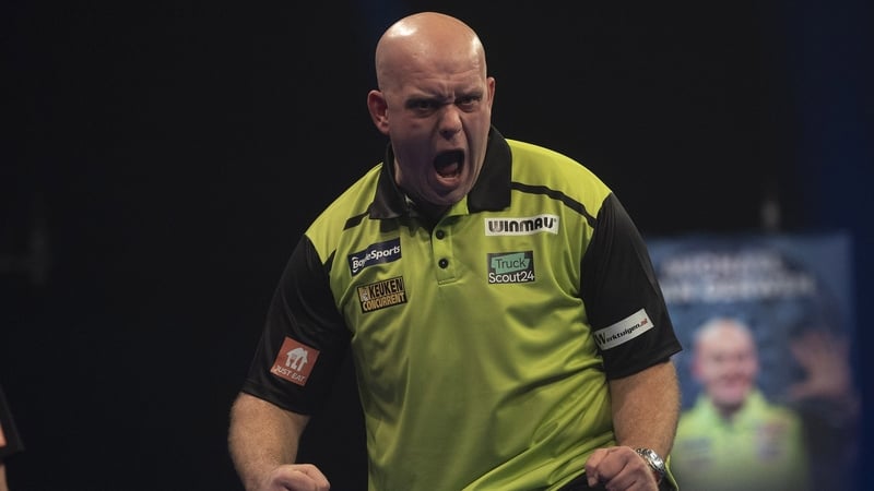 The Dutchman averaged 96.28 in an impressive double-start display