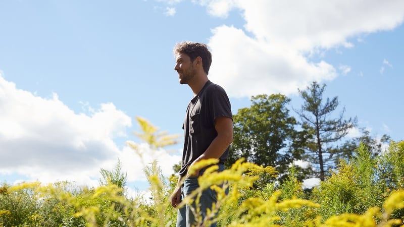 Fleet Foxes' Robin Pecknold: "Songs for swinging leaf kickers shuffling down the avenue." Photo: Emily Johnston