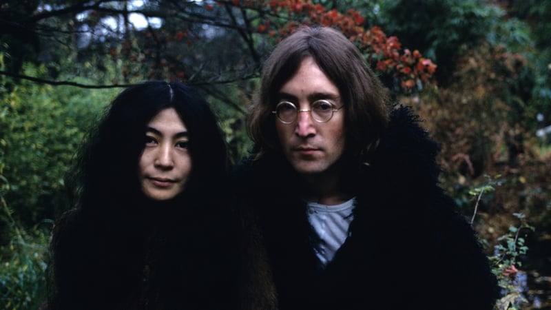 Yoko Ono and John Lennon
