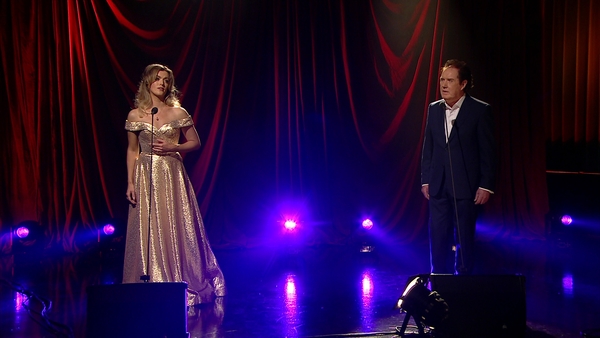 Claudia Boyle and Red Hurley perform on The Late Late Show