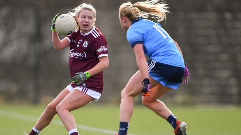 Noone (l) in action against Dublin