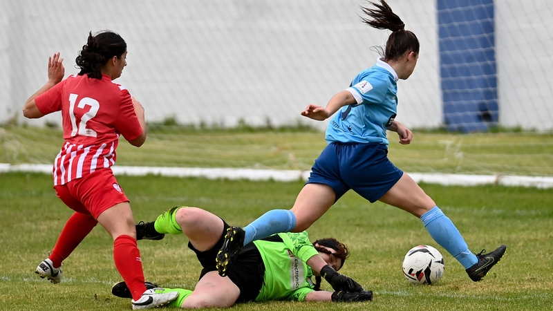 Emily Whelan scores against Treaty United