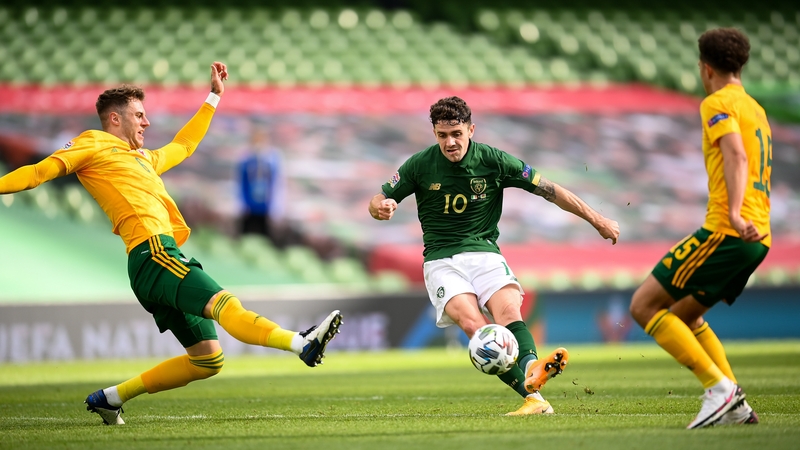 Robbie Brady looks set to take on the number 10 role against Wales