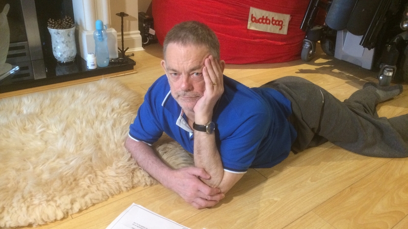 Paddy Doyle pictured at home in 2017