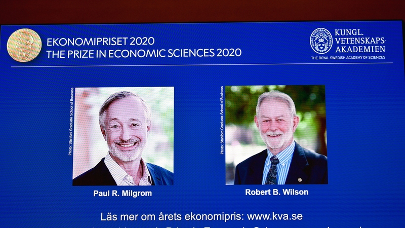 US economists Paul Milgrom and Robert Wilson