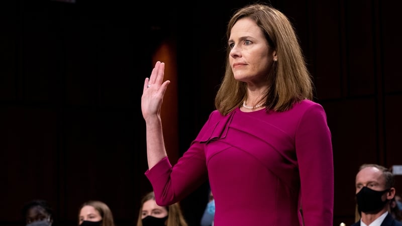 Judge Amy Coney Barrett appeared at the US Senate Judiciary Committee confirmation hearing