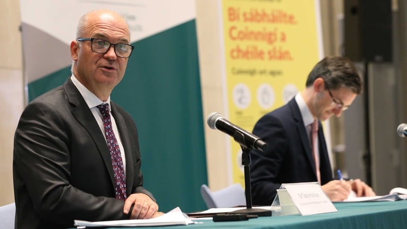 Dr Tony Holohan said that positivity rates of covid-19 are 'rising rapidly' in all counties