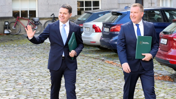 Ministers Paschal Donohoe and Michael McGrath (File: RollingNews.ie)