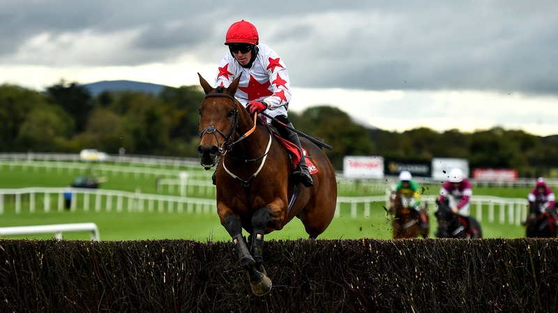 Keith O'Donoghue and Darver Star clear the last at the Co Kildare venue