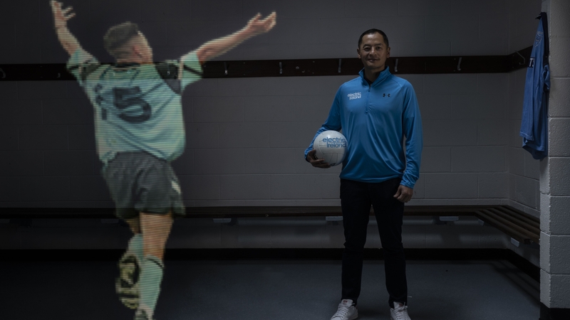 Jason Sherlock, pictured today at the launch of the Electric Ireland GAA Minor Championships