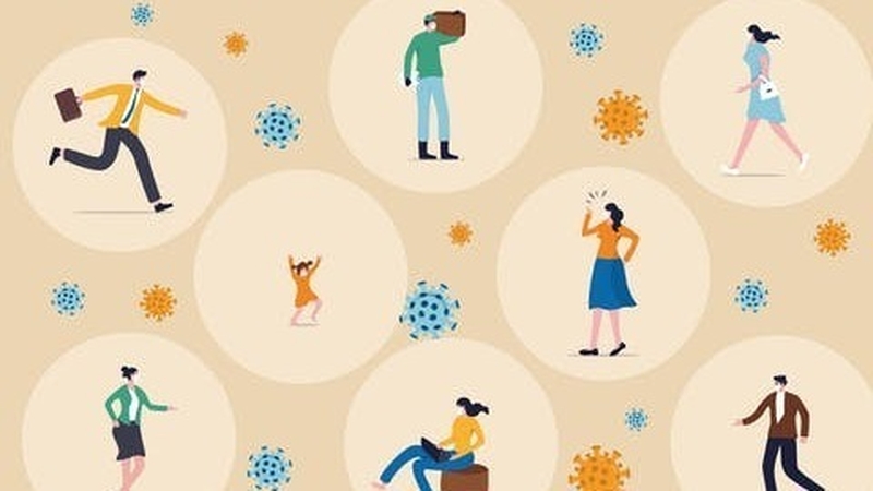 "we should be trying to ensure that as many people as possible are protected from Covid-19 infection, not 'learning to live with the virus'." Image: Shutterstock/EamesBOT