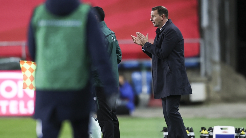 Ian Baraclough made 10 changes from Sunday's home defeat to Austria, but it was the same end result