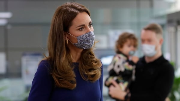 The Duchess wore a more muted outfit for the emotional visit. Photo: Getty