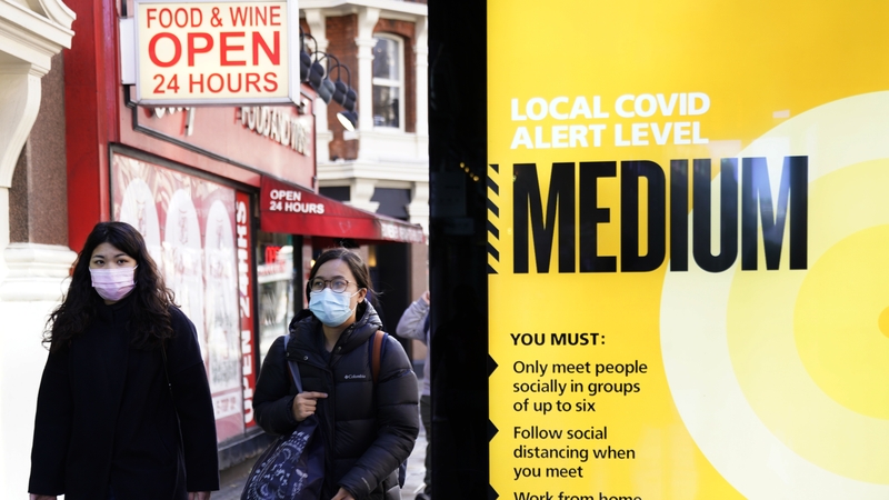 London is currently at Medium alert, but will go to High alert from Saturday as cases rise