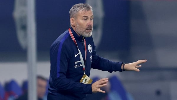 Pavel Hapal during match against Republic of Ireland