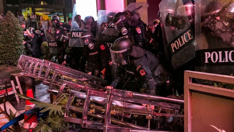 The rally marks the latest in a series of anti-government protests that began in late July