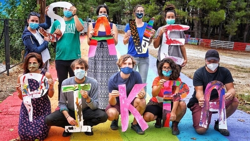 Pikpa camp, which is run by residents and volunteers, received a last-minute postponement on its closure (Pic: @pdmcneill)