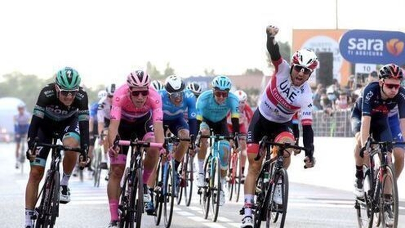 Diego Ulissi just edged today's stage