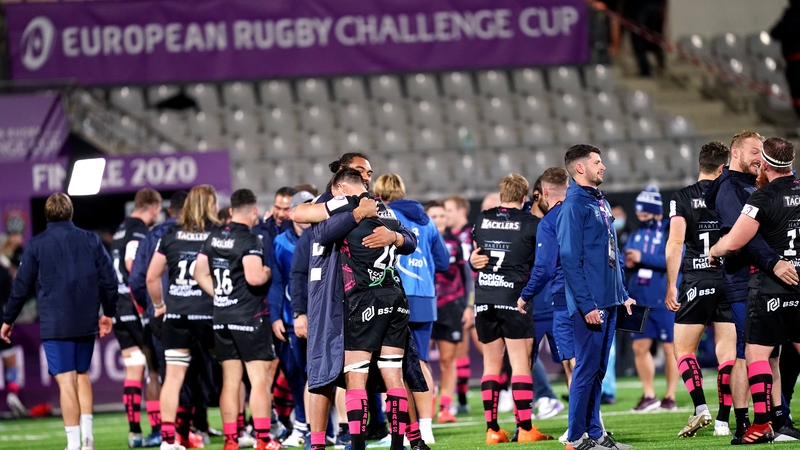 Bristol Bears celebrate their victory