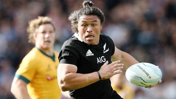 On his full debut, Caleb Clarke was the All Blacks' attacking inspiration