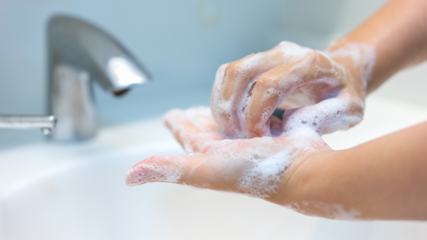 "Researchers continue to investigate the relative contribution of surfaces and hands to the Covid infection cycle."