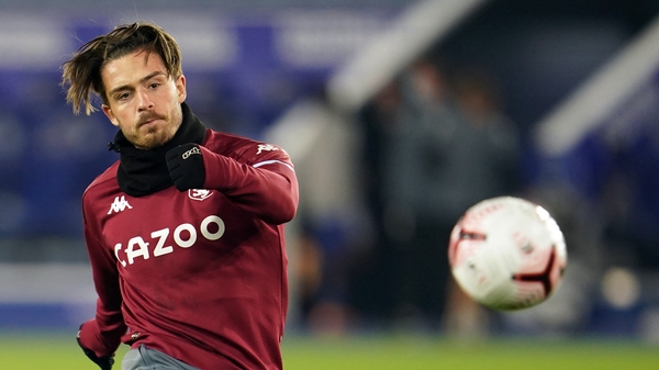 Jack Grealish missed Sunday's defeat to Leicester