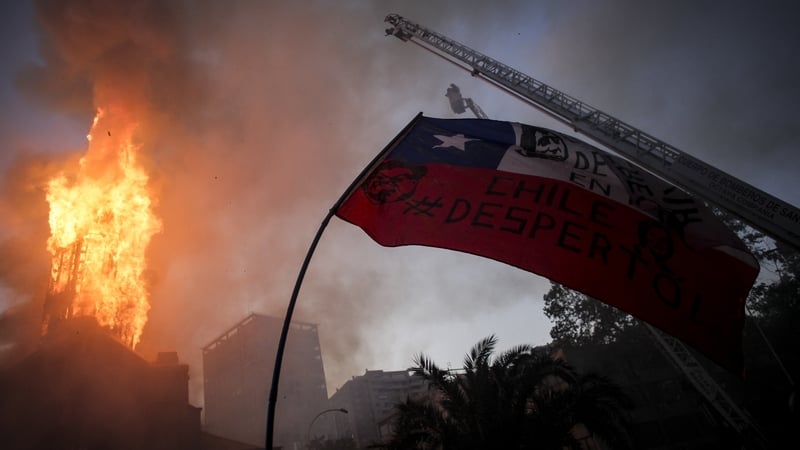 It comes just a week before Chileans vote in a referendum on whether to replace the dictatorship-era constitution