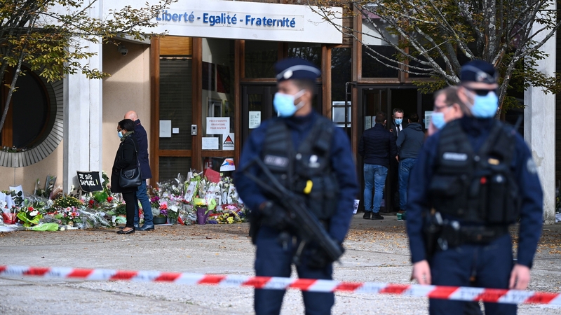 The 47-year-old history and geography teacher was stabbed and then beheaded near his secondary school (File image)