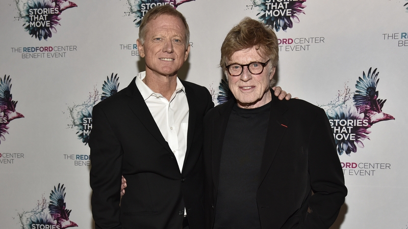 James and Robert Redford, pictured in San Francisco in December 2018