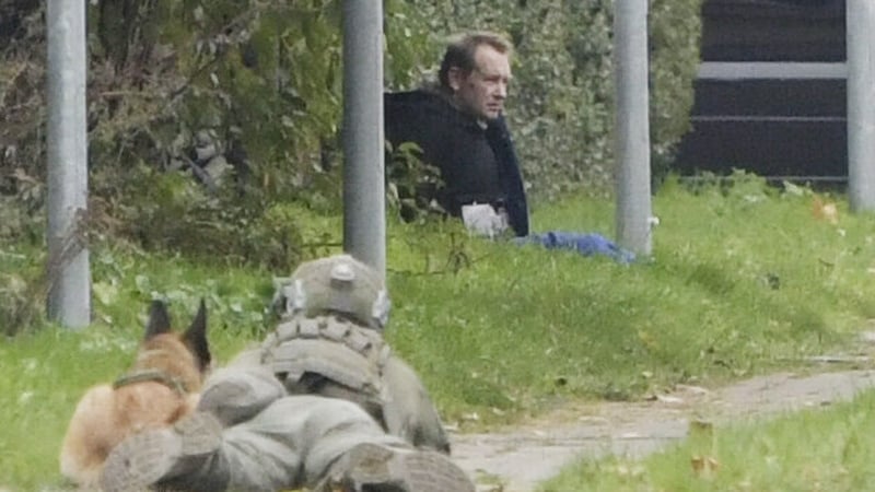 Police surround convicted killer Peter Madsen after he briefly escaped from prison
