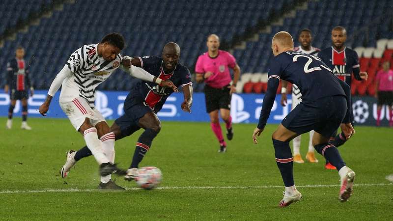 Marcus Rashford scores the winner for Manchester United