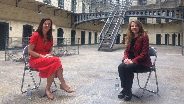 Sarah Anne Buckley with Ciara Breathneach in 74 Days: The Hunger Strike of Terence MacSwiney