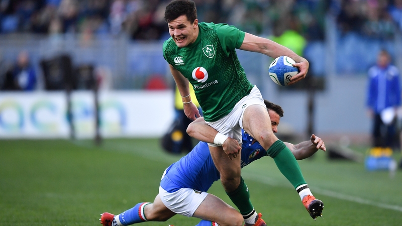 Jacob Stockdale has scored 18 tries for his country