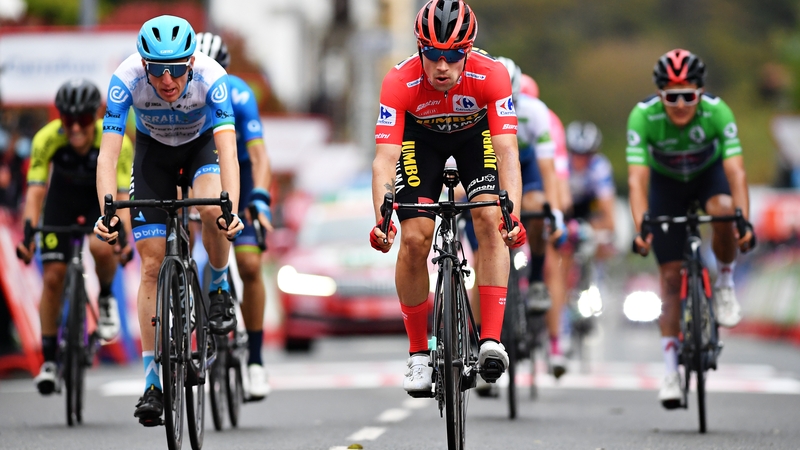 Dan Martin (left) enjoyed another fine day in Spain