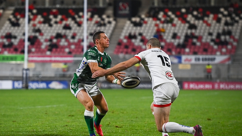 Paolo Garbisi in action against Treviso
