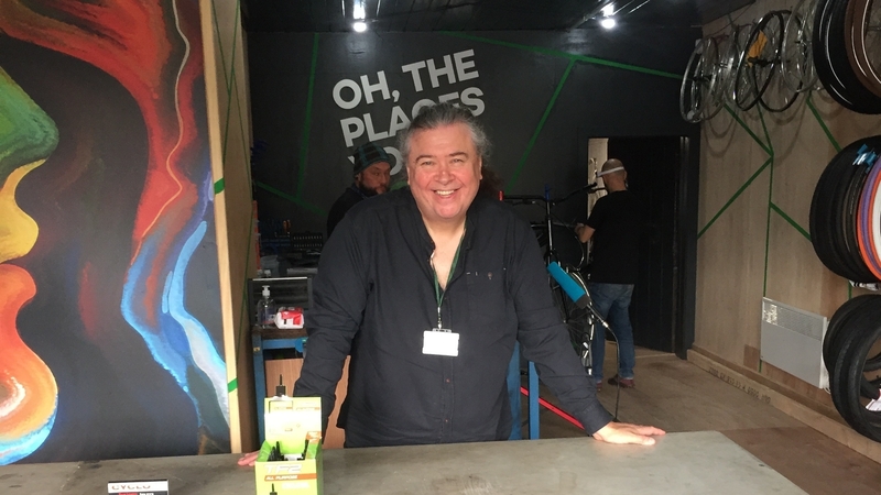 Stuart Fraser, the CEO of Frontline Make Change at Frontline Bikes in Inchicore