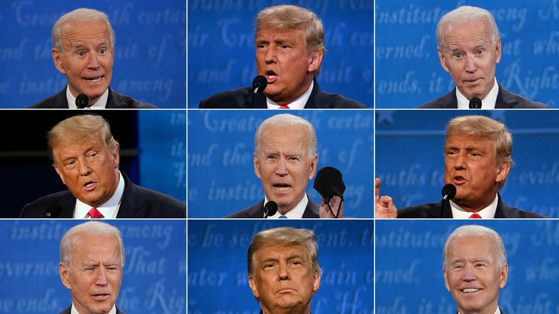 Candidates squared off in final head-to-head debate before 3 November