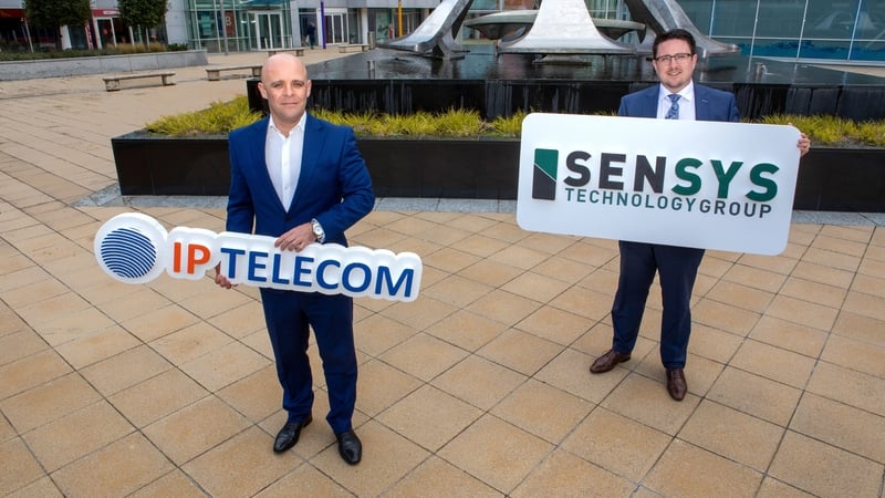 Anthony Tattan, CCO of IP Telecom and Ben Killeen, founder of SenSys Technologies