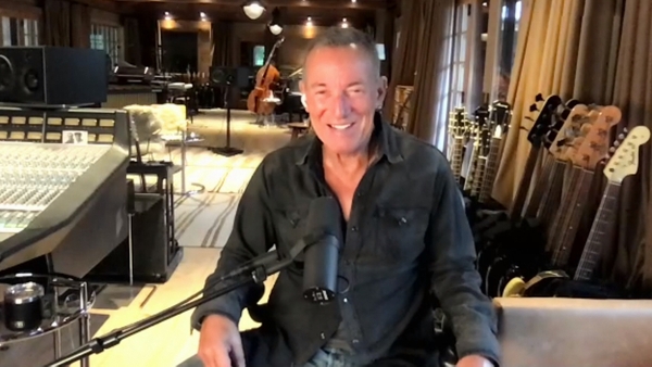 Bruce Springsteen on The Late Late Show in 2020