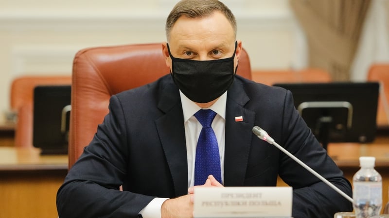 A spokesperson for Polish President Andrzej Duda said he is 'fine'